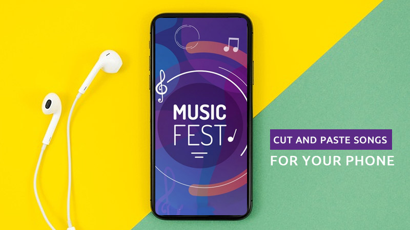 How do you cut and paste songs for your mobile phone